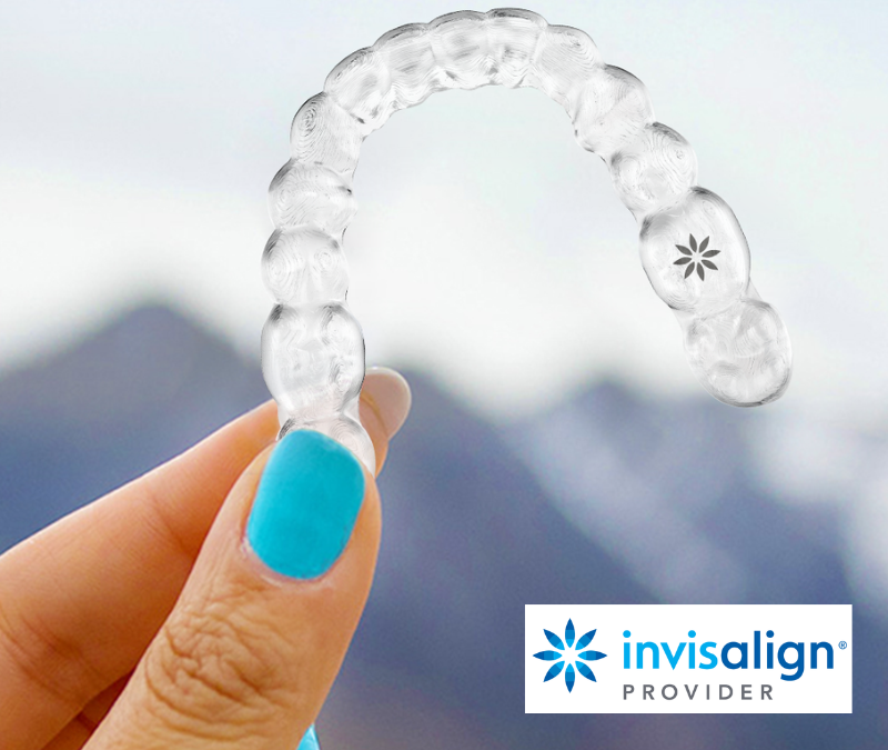 Invisalign clear aligners compared to traditional braces at Blossom Dental Centre